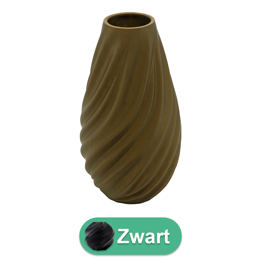 Lunaris 3D vas - 3D-printad vas - Hållbar PLA - Lämplig för konstgjorda blommor