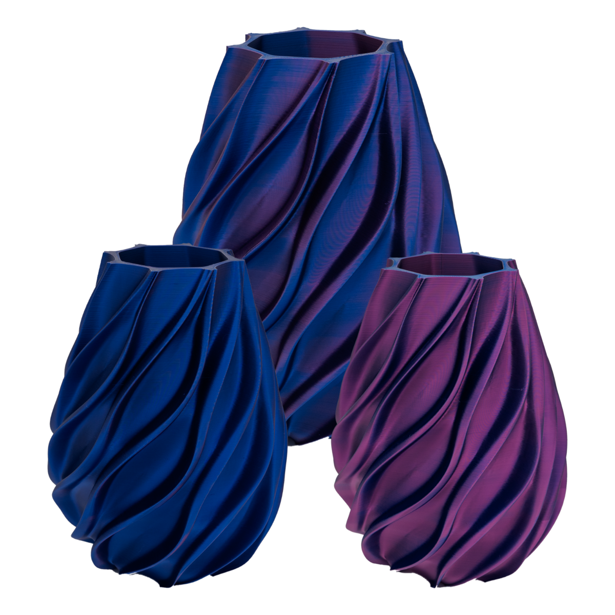 Oliva 3D vase - 3D printed vase - Sustainable PLA - Suitable for artificial flowers