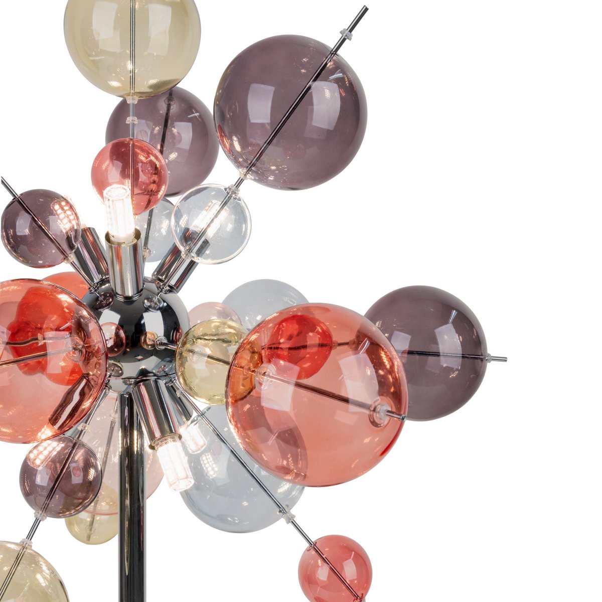Table lamp "explosion" pastel colors H: 73 cm
