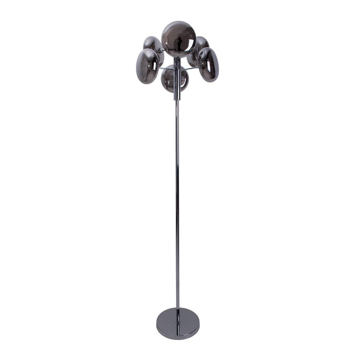 Golvlampa "ORION" rökfärgad