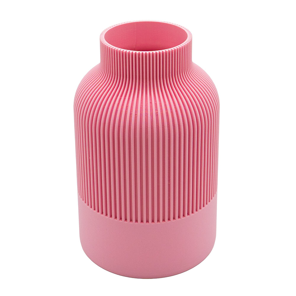 Rillo 3D vase - 3D printed vase - Sustainable PLA - Suitable for artificial flowers