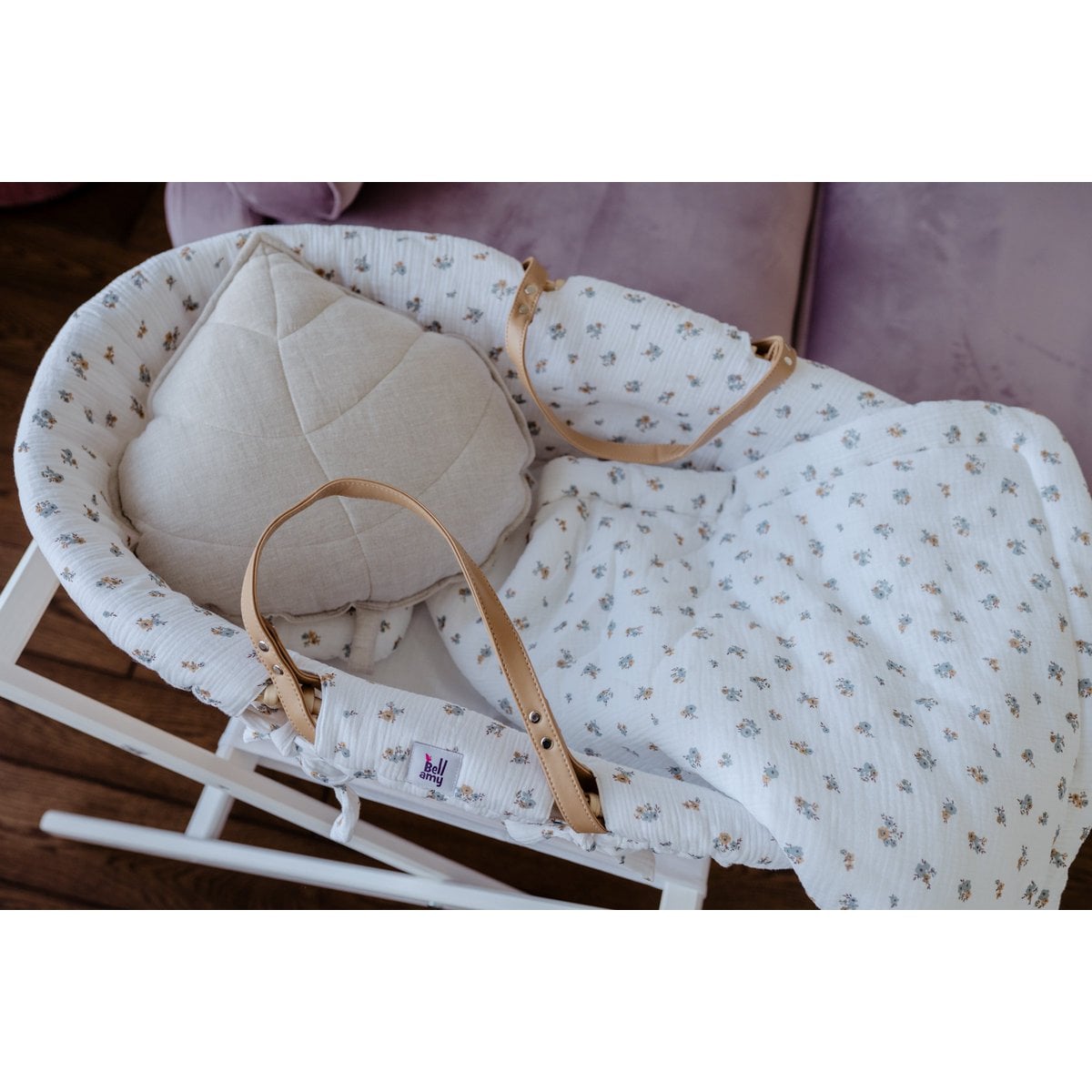 “Sand” Linen Leaf Pillow