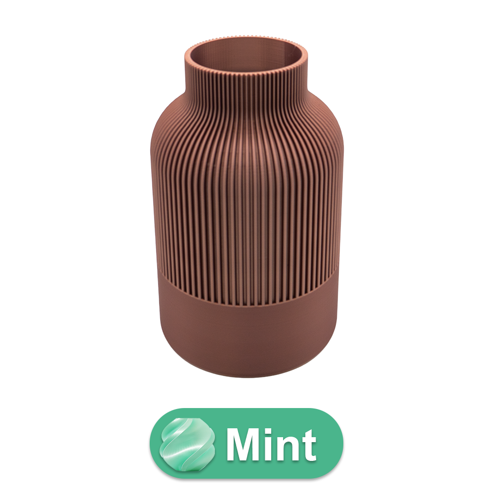 Rillo 3D vase - 3D printed vase - Sustainable PLA - Suitable for artificial flowers