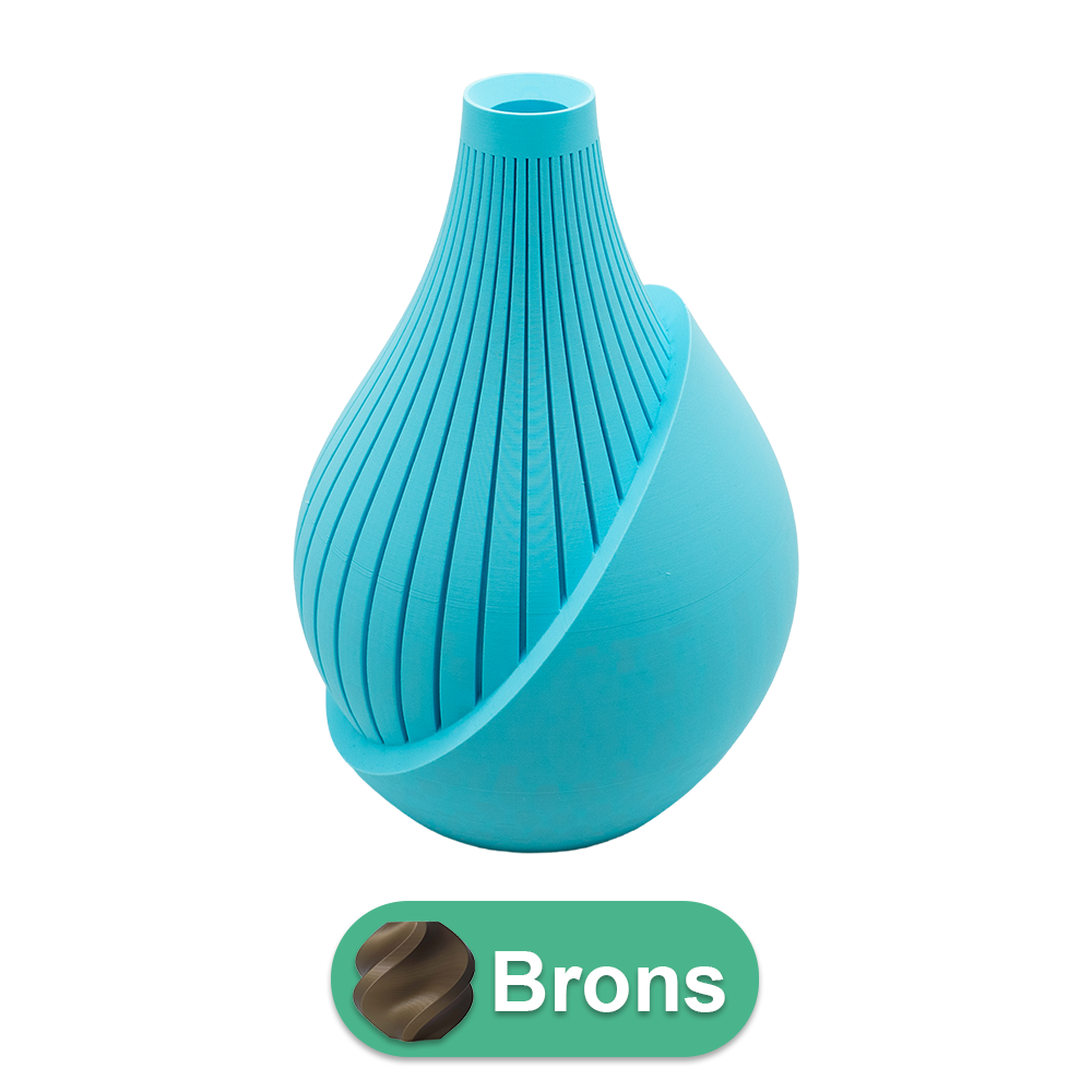 Elodie 3D-vas - 3D-printad vas - Hållbar PLA - Lämplig för konstgjorda blommor