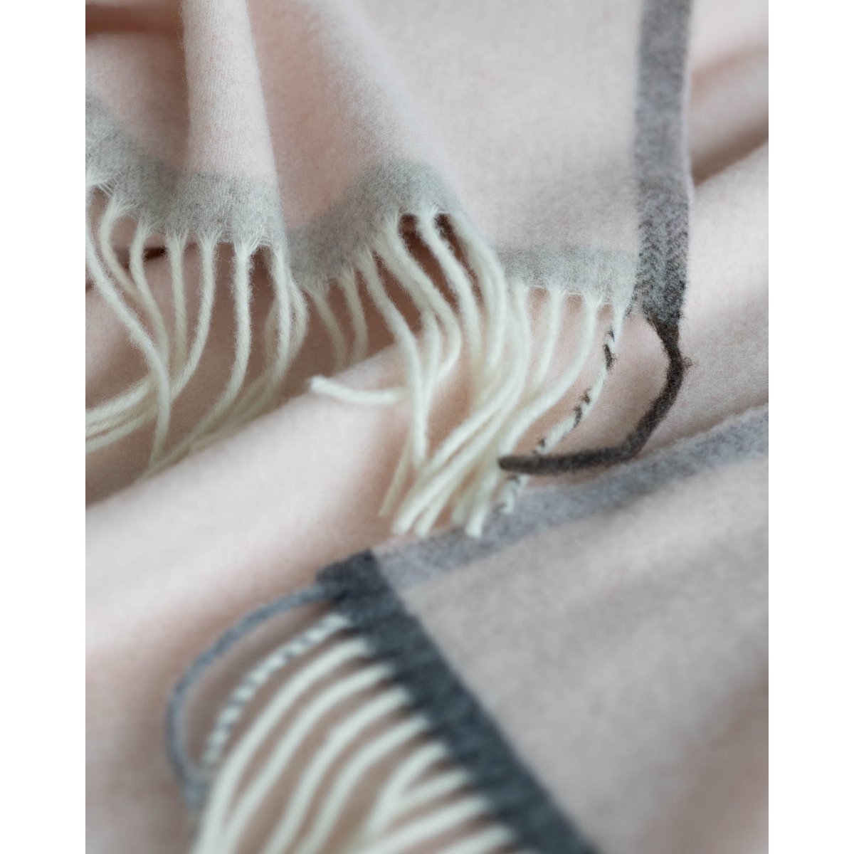 Merino/cashmere Throw Blanket MILANO Rosa Orlo