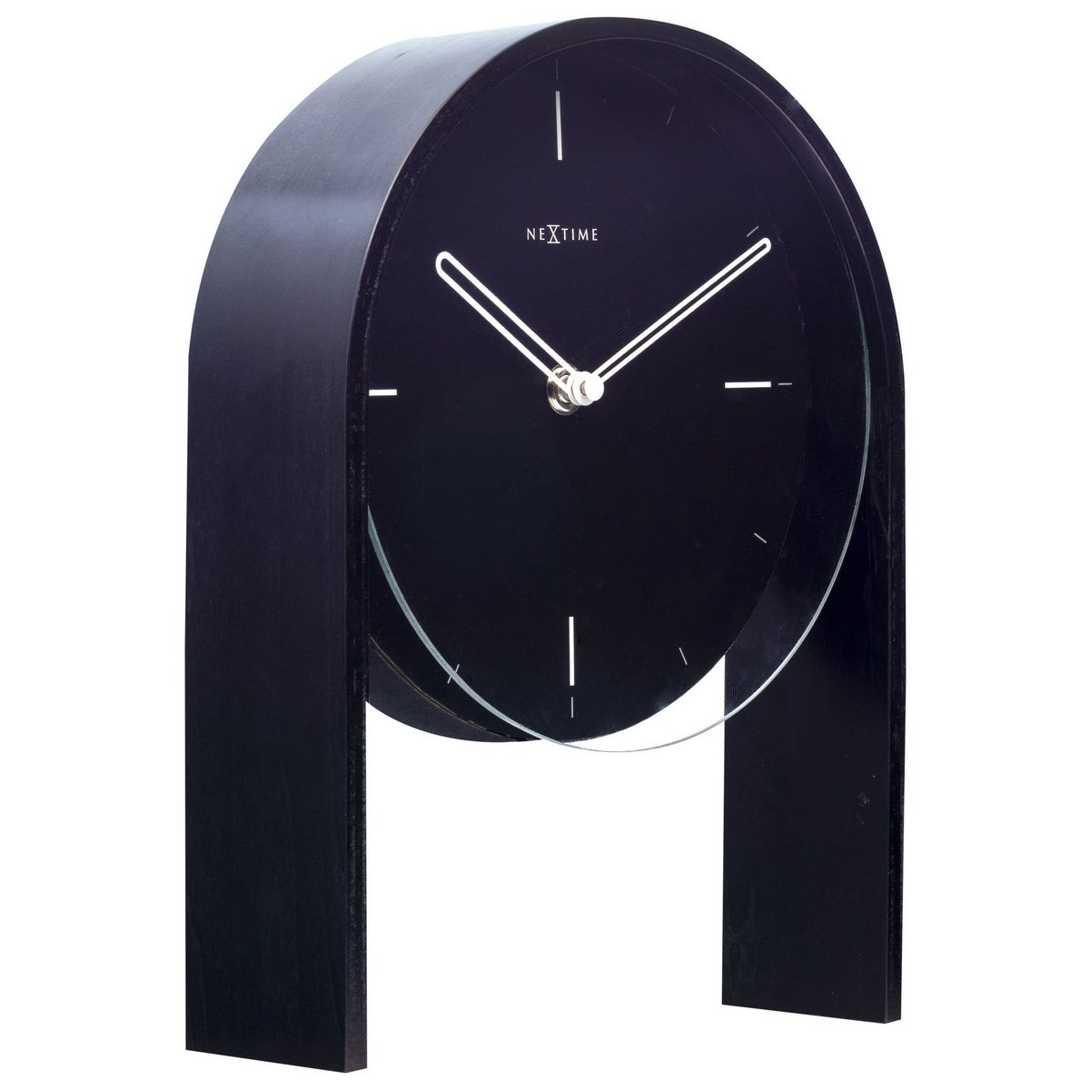Table clock - 27 x 21 x 6,5 cm - Wood - 'Noa Table'
