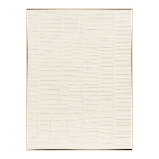 Ena Relieftavla, beige, 60x80 cm