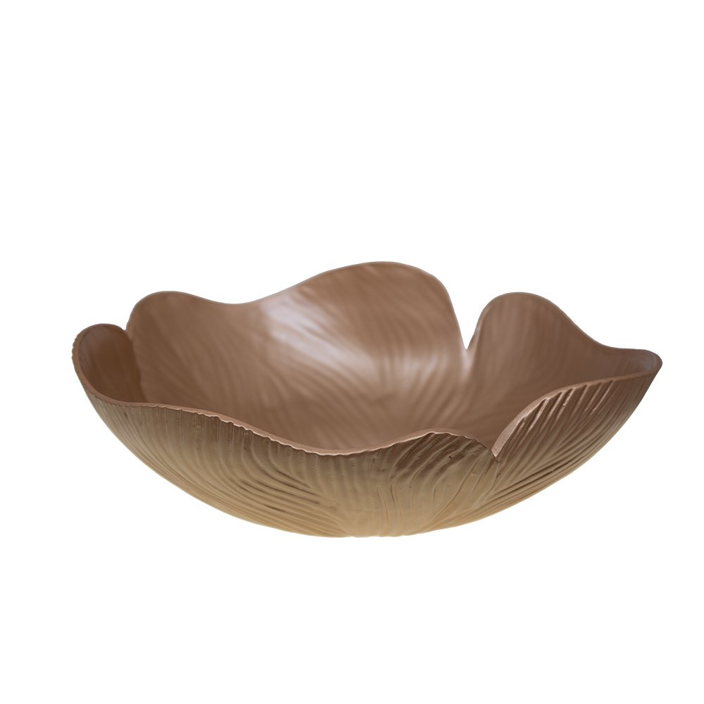 Golden matter bowl 42x36x17cm