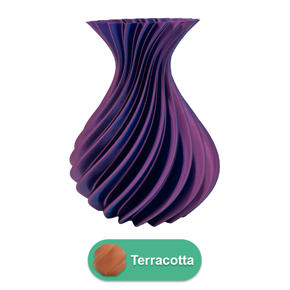 Veluro 3D vase - 3D printed vase - Sustainable PLA - Suitable for artificial flowers