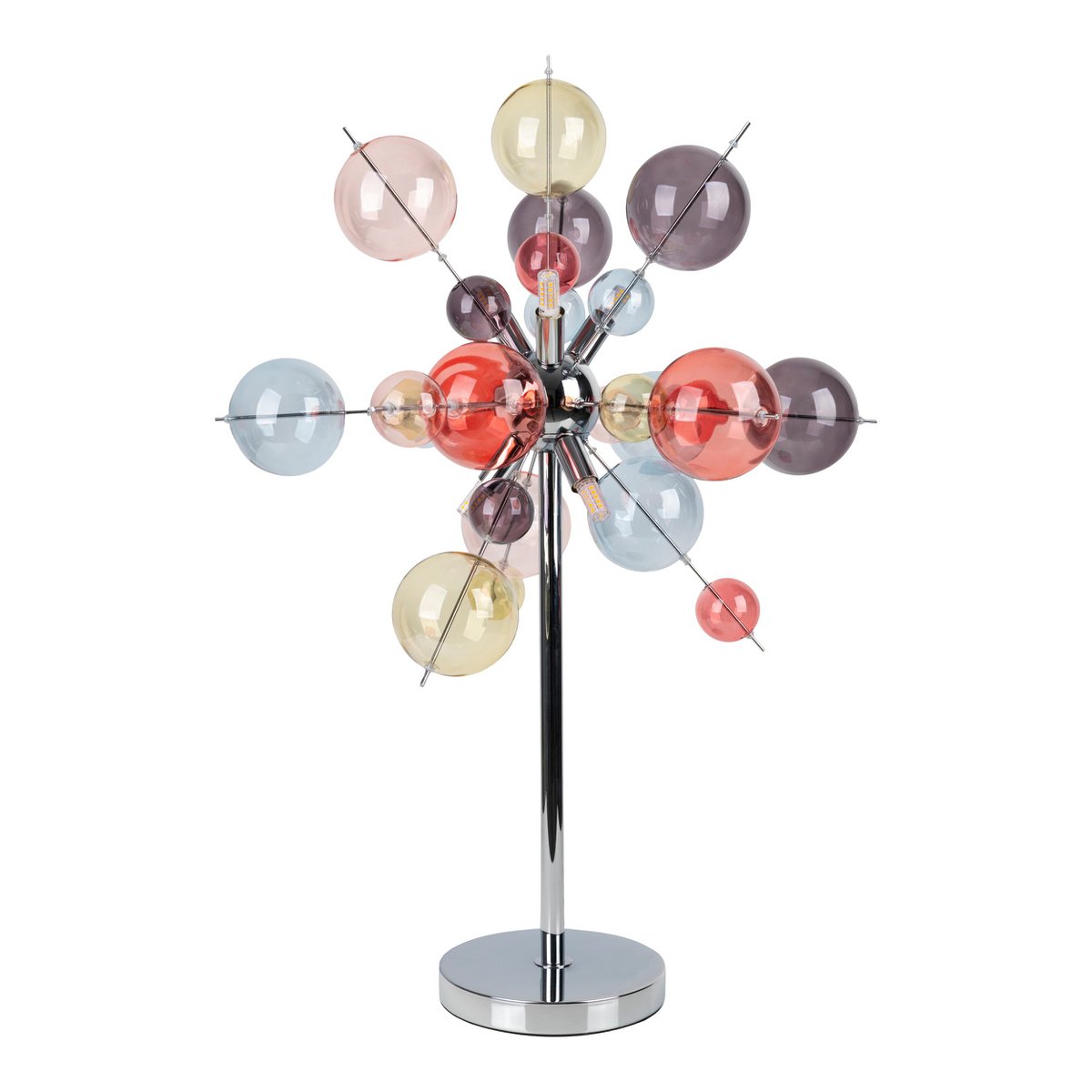 Table lamp "explosion" pastel colors H: 73 cm