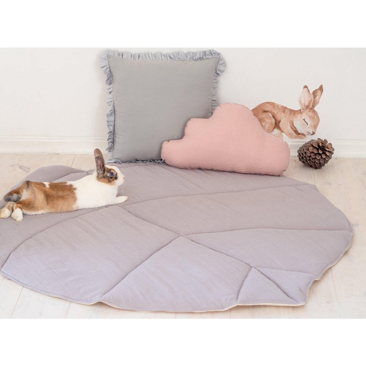 “Powder Pink” Linen Cloud Pillow
