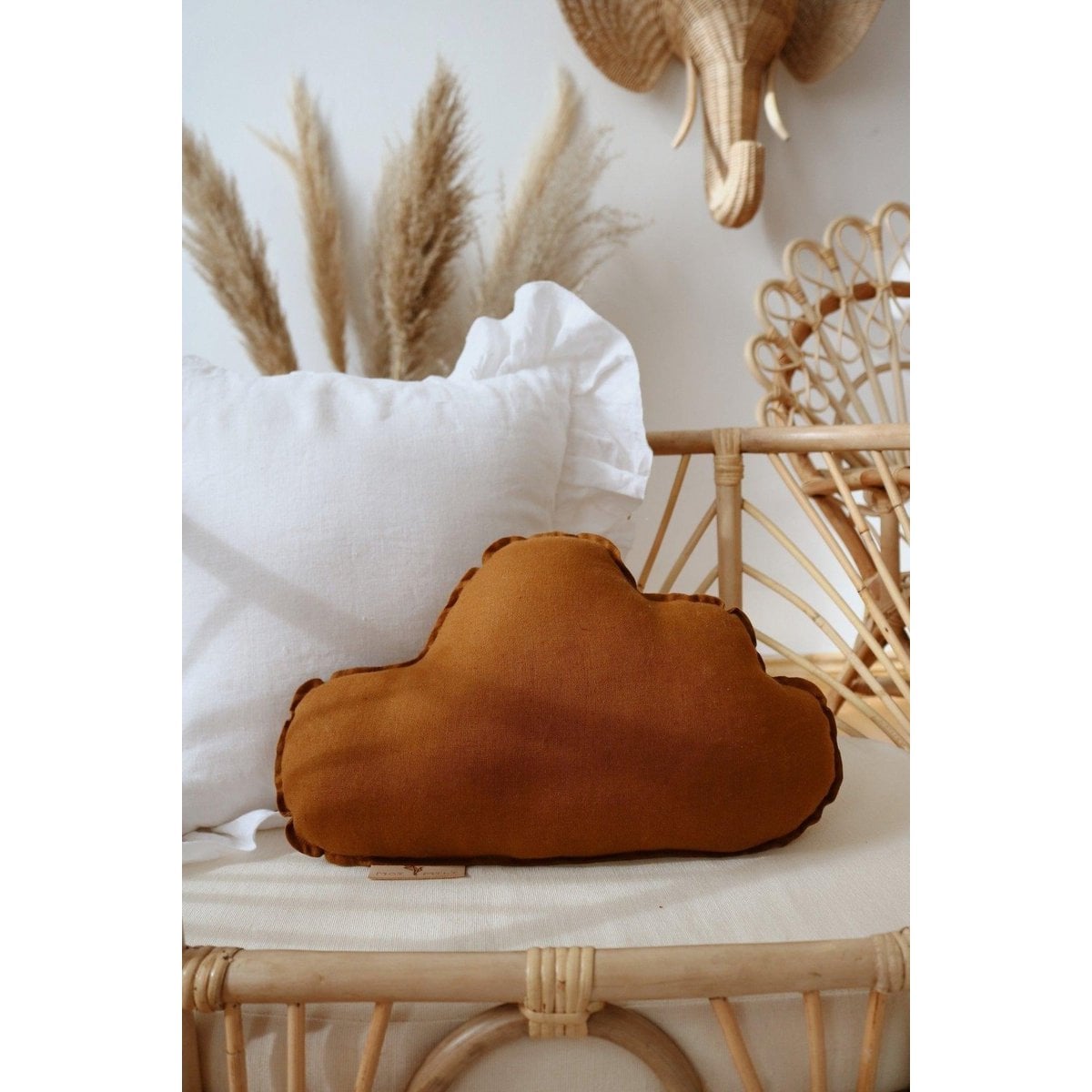 “Caramel” Linen Cloud Pillow