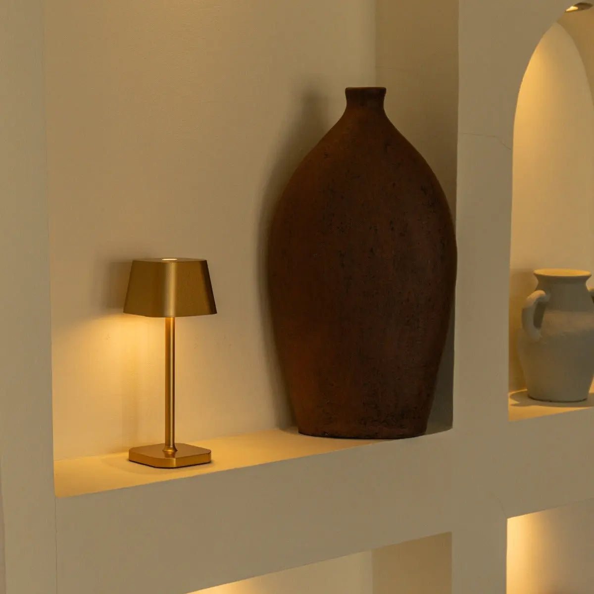 Ava Gold Rechargeable Table Lamp