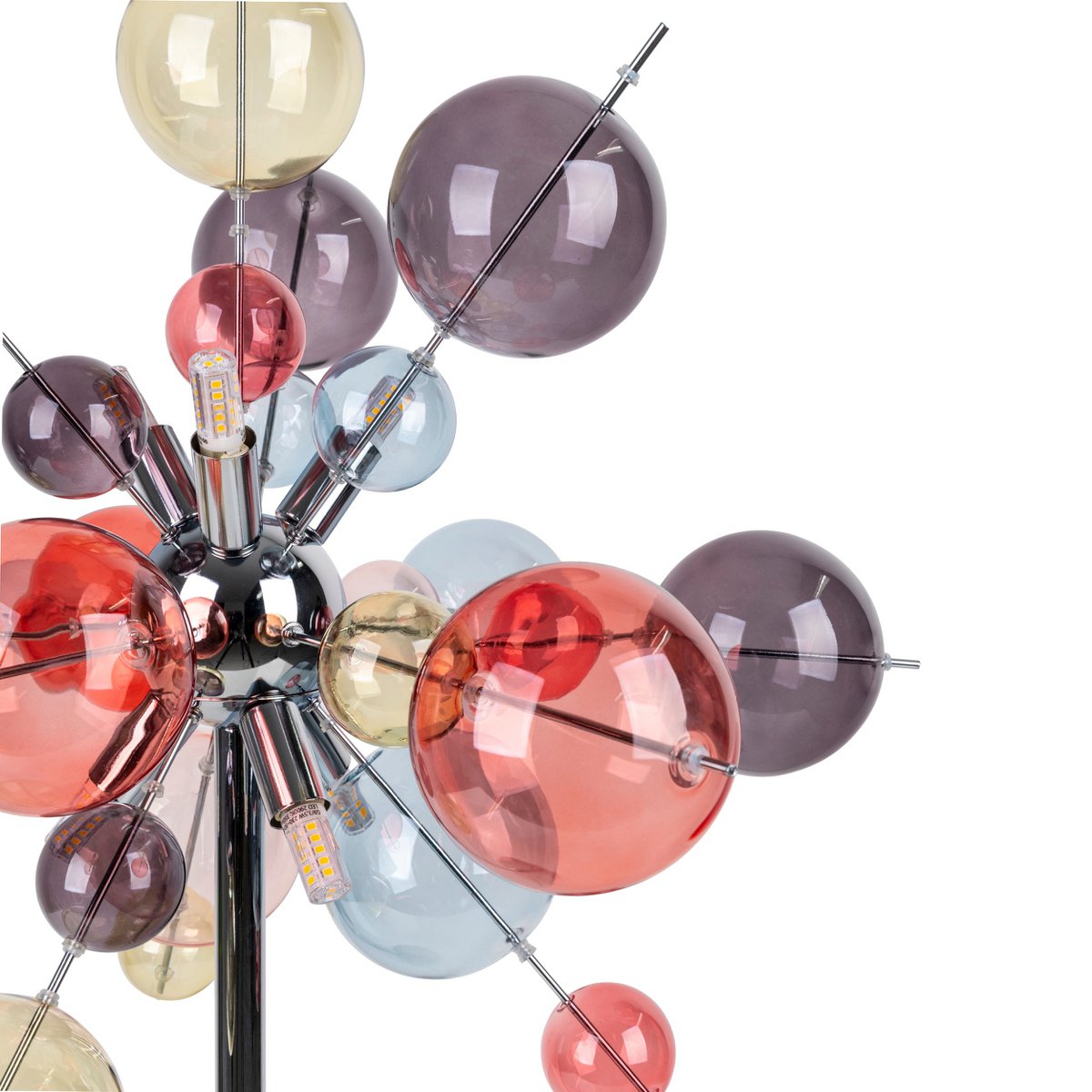 Table lamp "explosion" pastel colors H: 73 cm