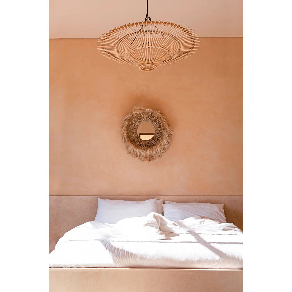 The Abaca Solomon Mirror - Natural