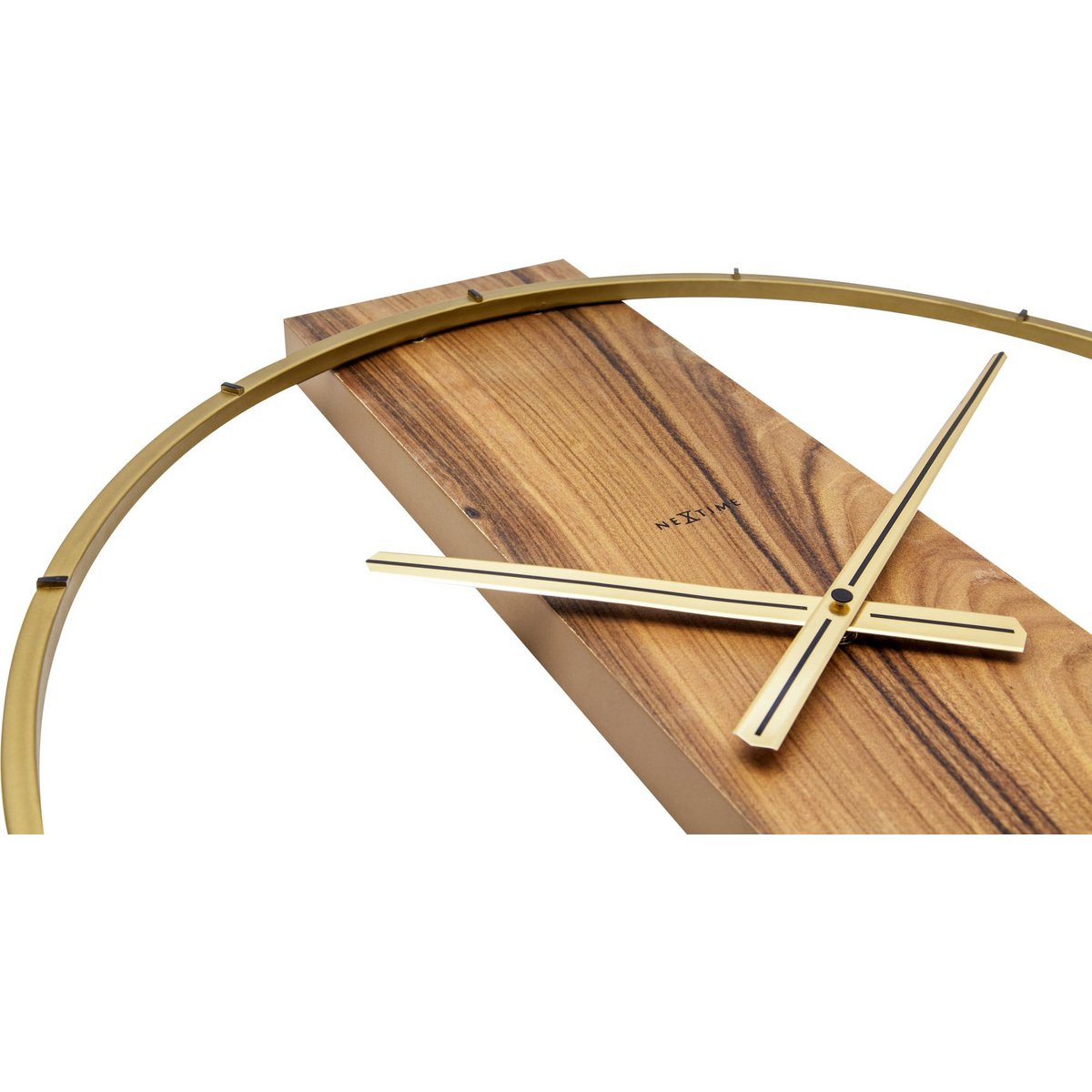 Wall clock - 50.8 x 58.2 x4.3 cm - Wood/Steel