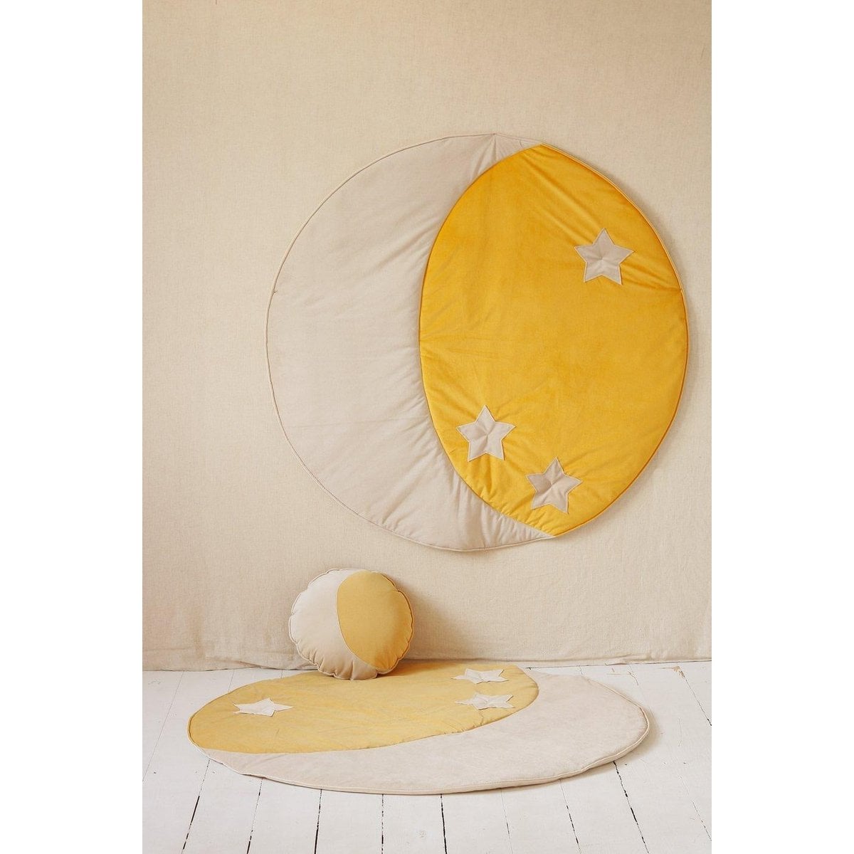 “Marina Boulevard Walk” Moon Pillow FOLLOW THE MOON