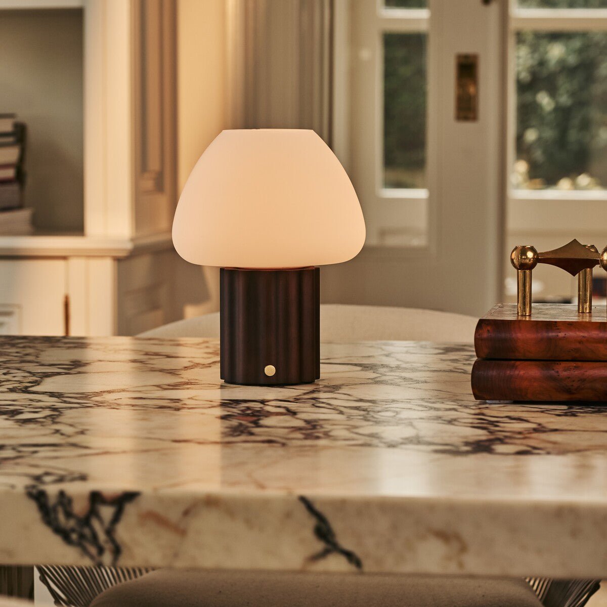 Sophie Dark Brown Rechargeable Table Lamp
