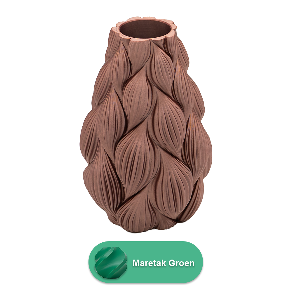 Lamina 3D-vas – 3D-printad vas – Slitstark PLA – Lämplig för konstgjorda blommor