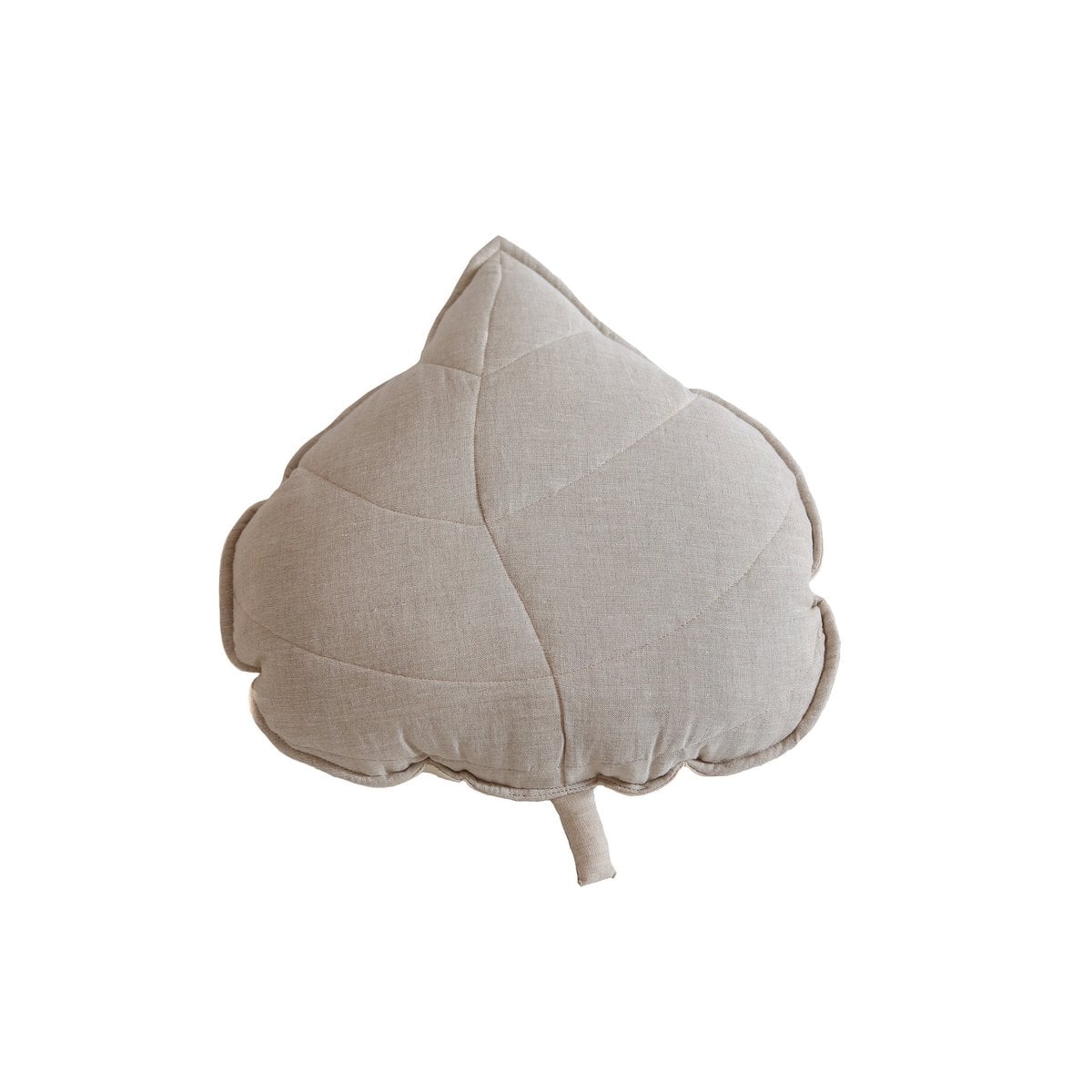 “Sand” Linen Leaf Pillow