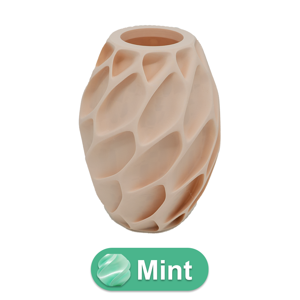 Oruna 3D vase - 3D printed vase - Sustainable PLA - Suitable for artificial flowers