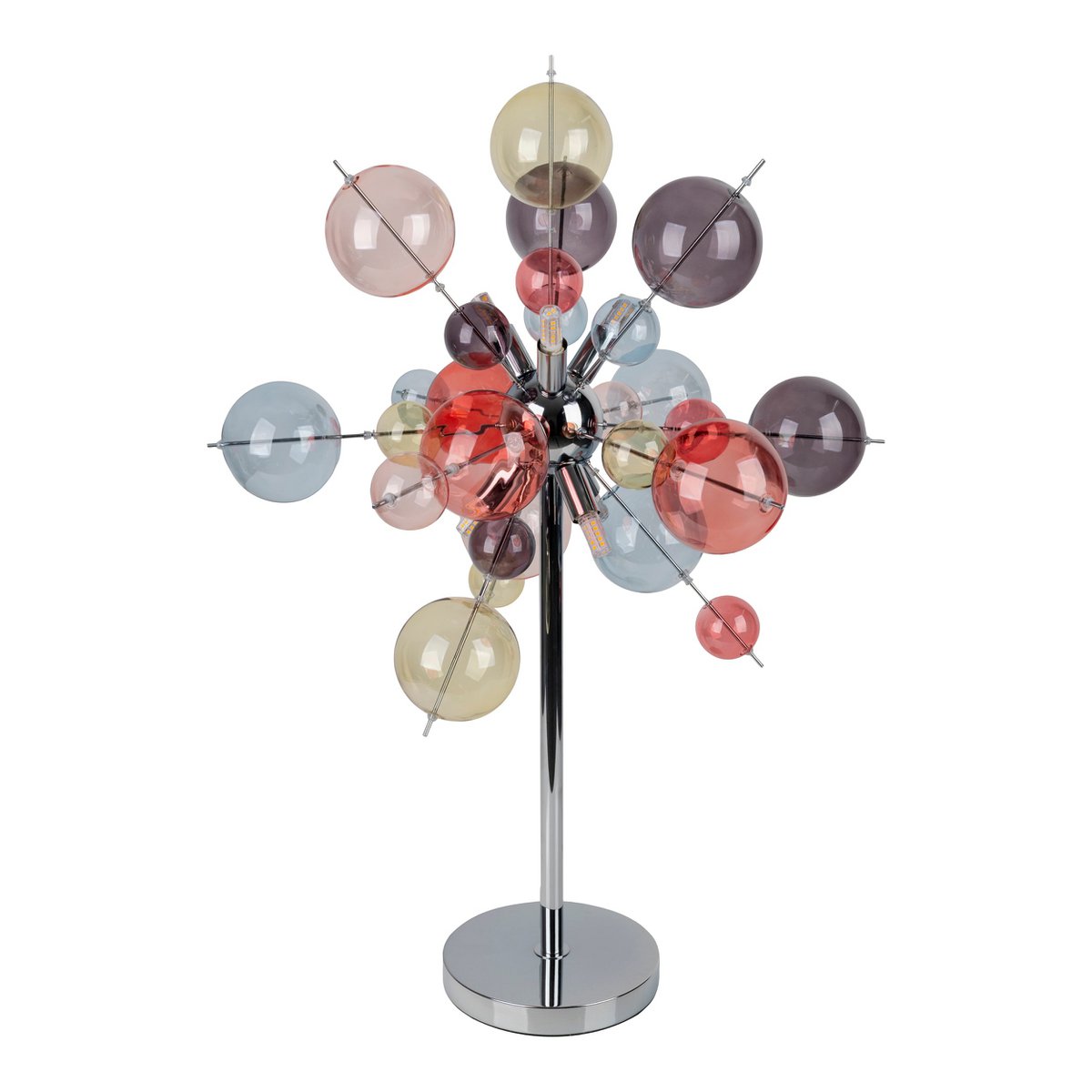 Table lamp "explosion" pastel colors H: 73 cm
